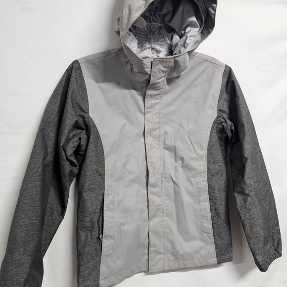 The North Face Active Girl Hoodie Jacket Size M 10/12 Gray - Picture 3 of 11